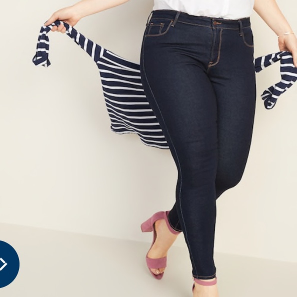 Old Navy Mid Rise Skinny Jeans